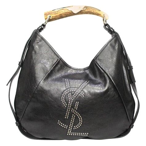 yves saint laurent leather mombasa bag|Mombasa leather crossbody bag Yves Saint Laurent Black in .